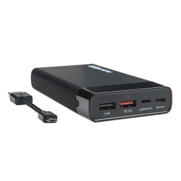 tzumi Pocket Juice 12000mAh Power Bank with Quick Charge 3.0