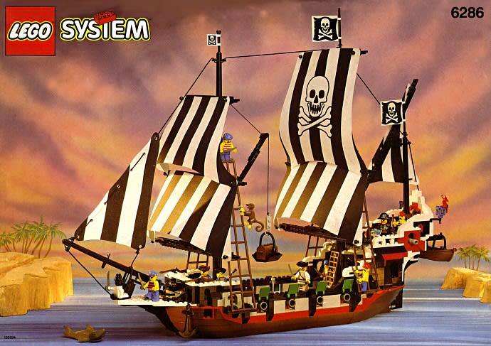 lego pirate ship 1990s