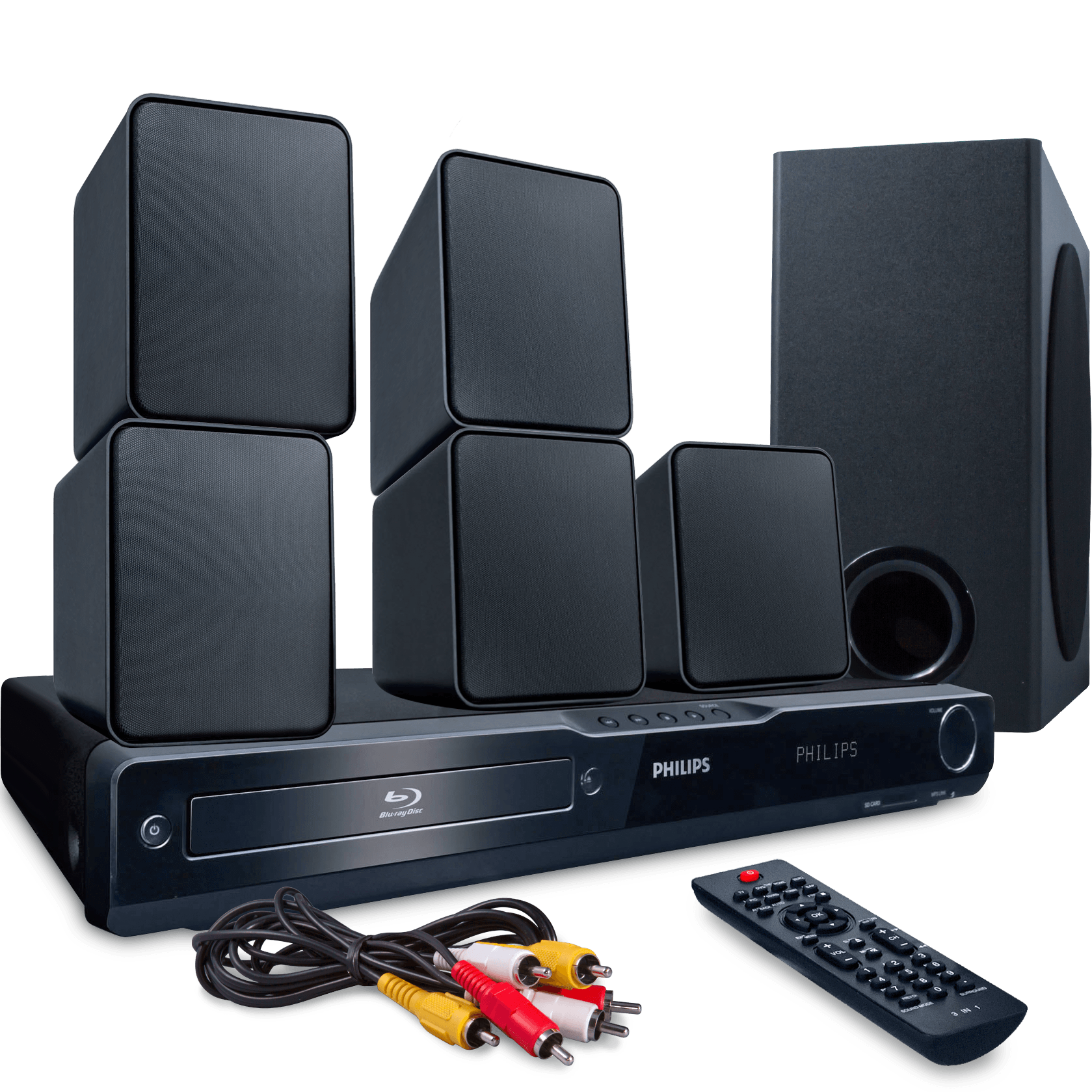 Philips 51 Home Theater With Blu Ray Refurbished