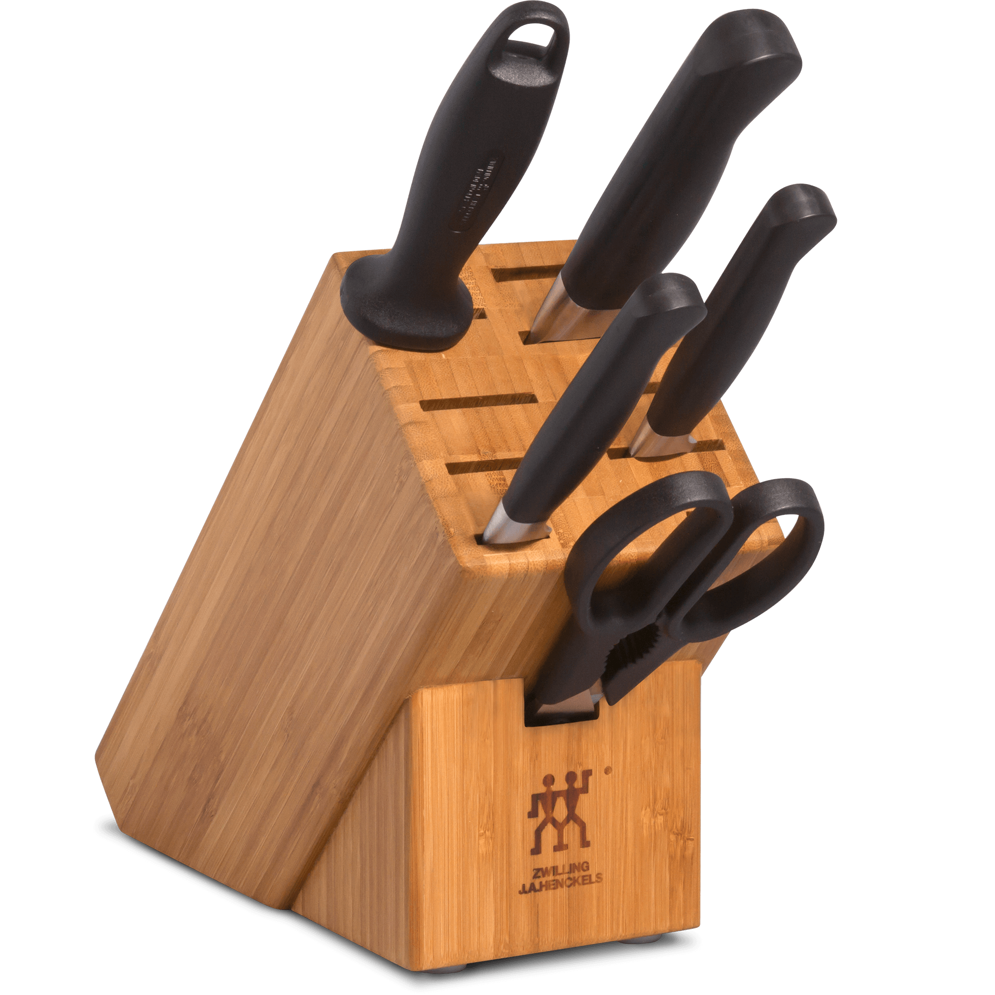 stanley rogers 6 piece knife block set