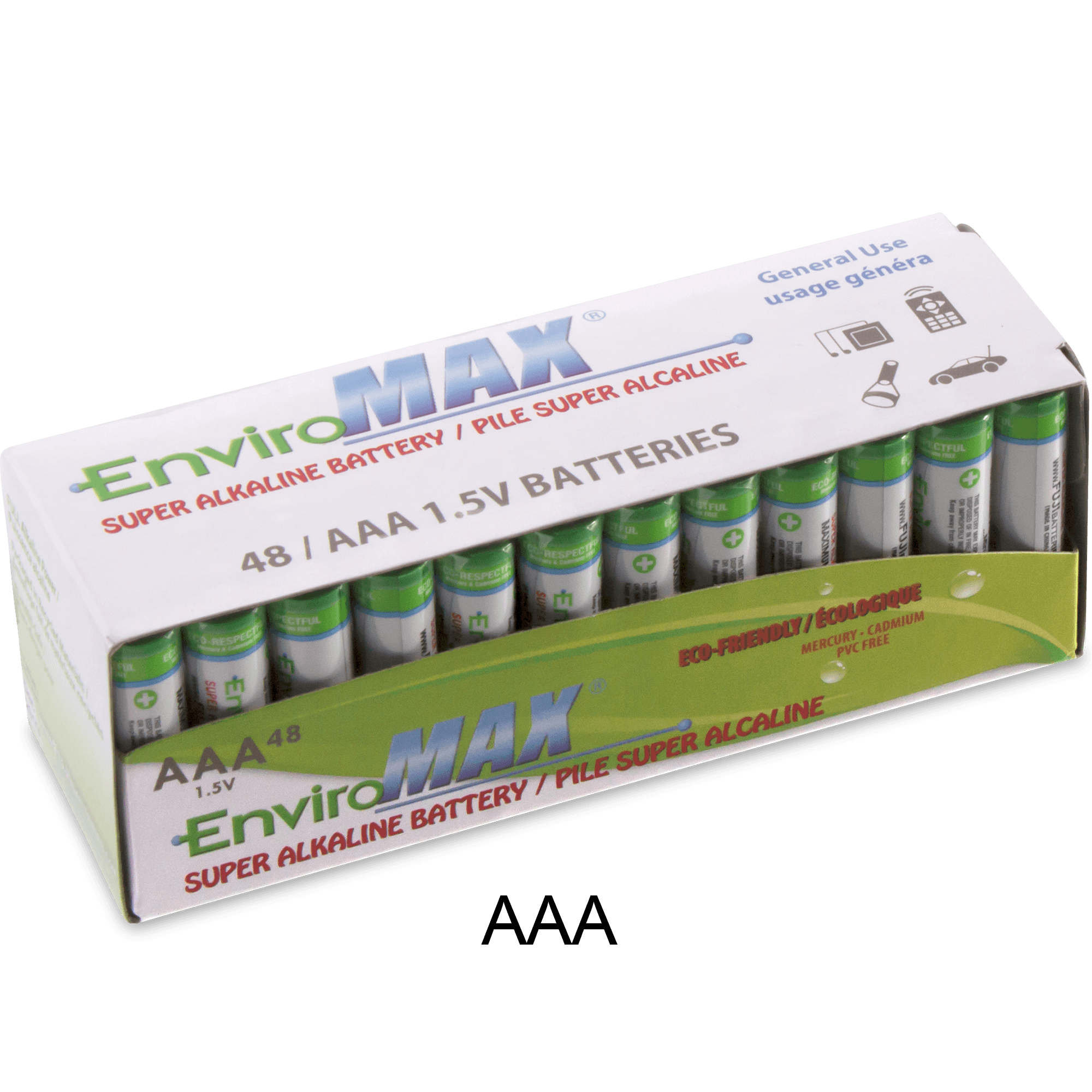 AA or AAA Alkaline Batteries (48Pack)