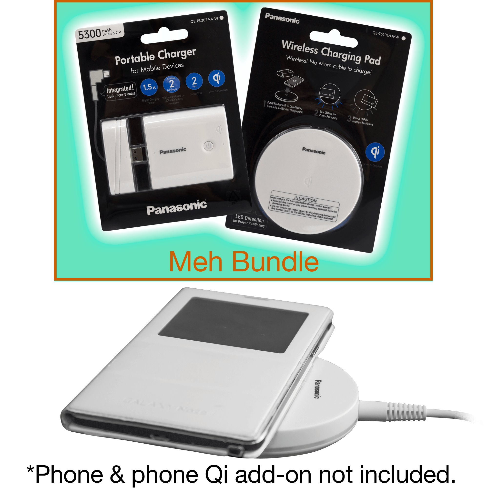 Panasonic Qi Charging Bundle