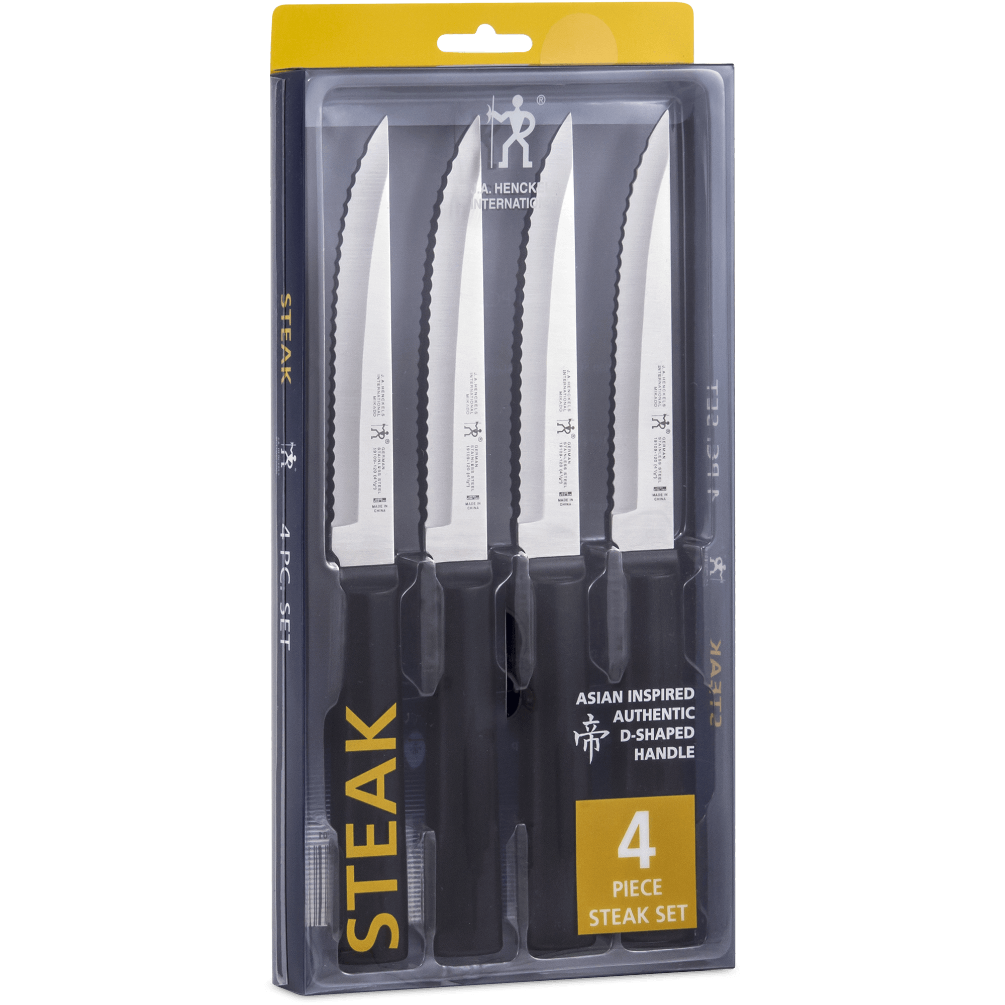 J.A. Henckels Mikado 4Piece Steak Knife Set