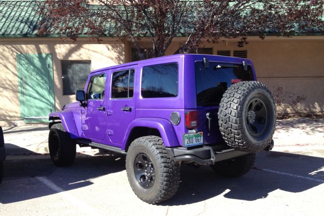 Jeep Wrangler Purple