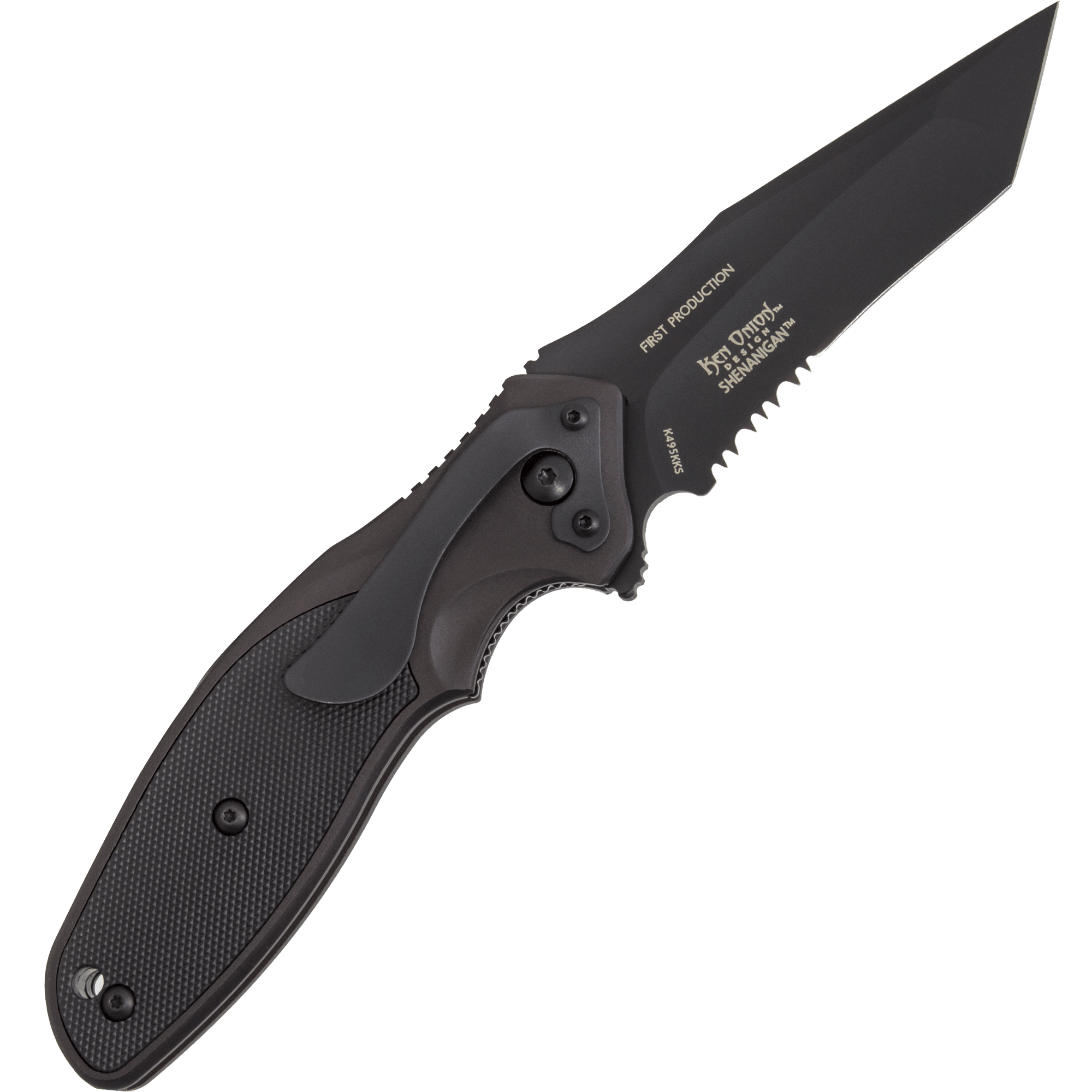 CRKT Ken Onion Shenanigan Tanto Serrated Edge Knife