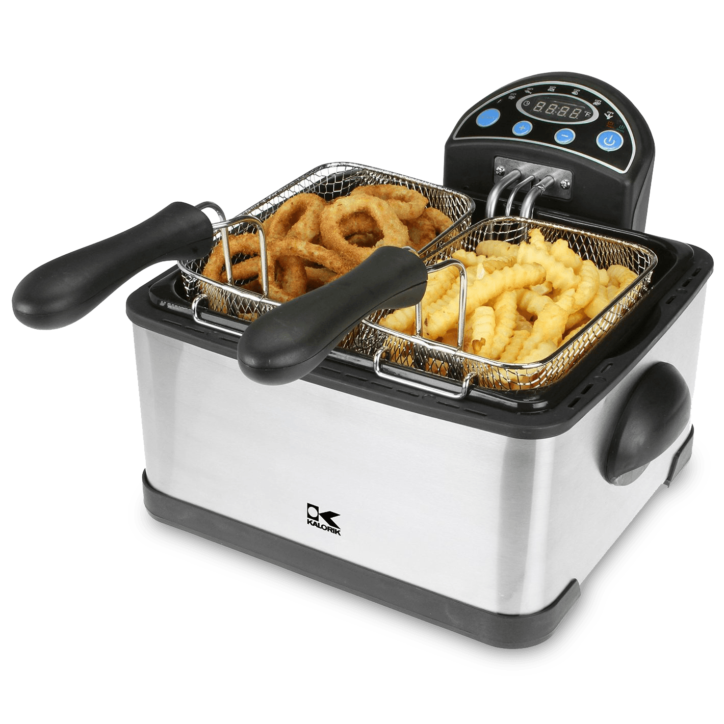 Meh Kalorik 4Quart Professional Style Triple Basket Deep Fryer