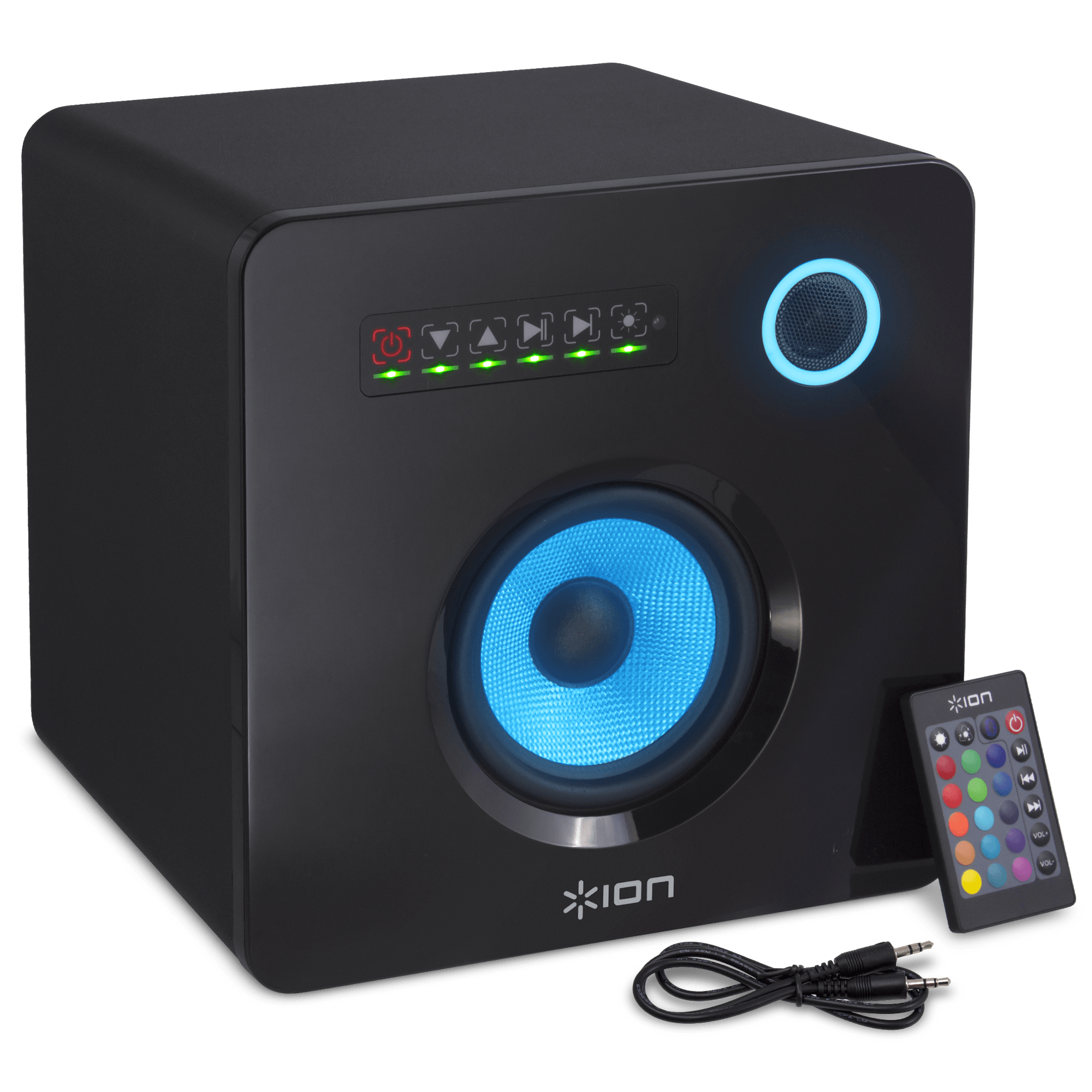 Meh Ion Flash Cube Bluetooth Speaker with Ambient Lighting