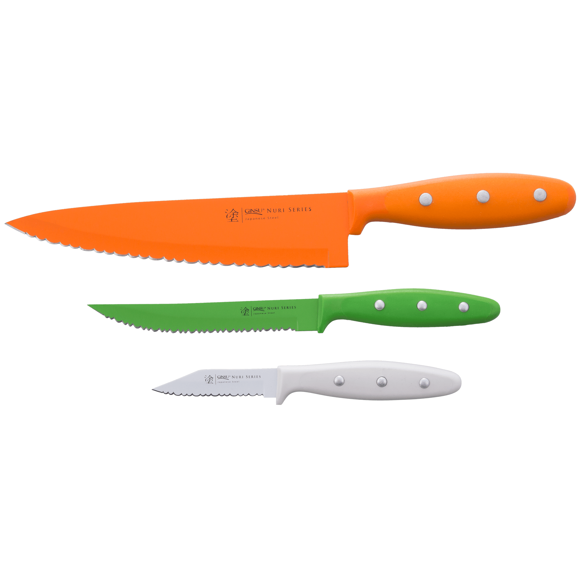 ginsu, Kitchen, 9 Pc Ginsu Knives