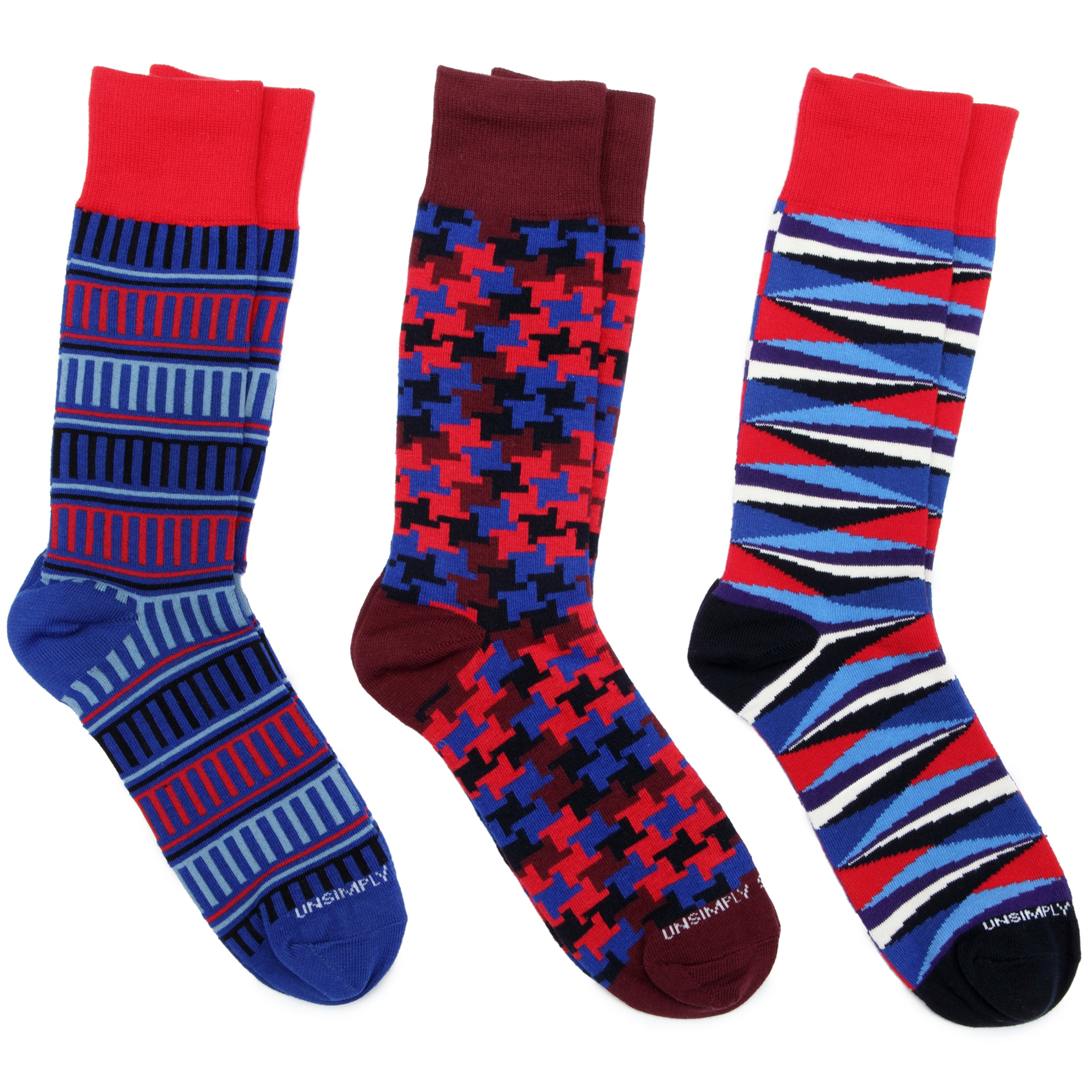 3Pack Unsimply Stitched Men's Dress Socks