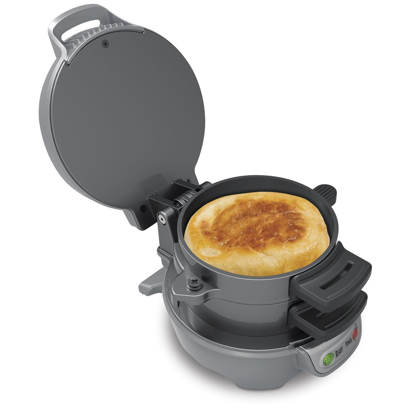 Hamilton Beach Dual Breakfast Sandwich Maker 25490 Silver - Office