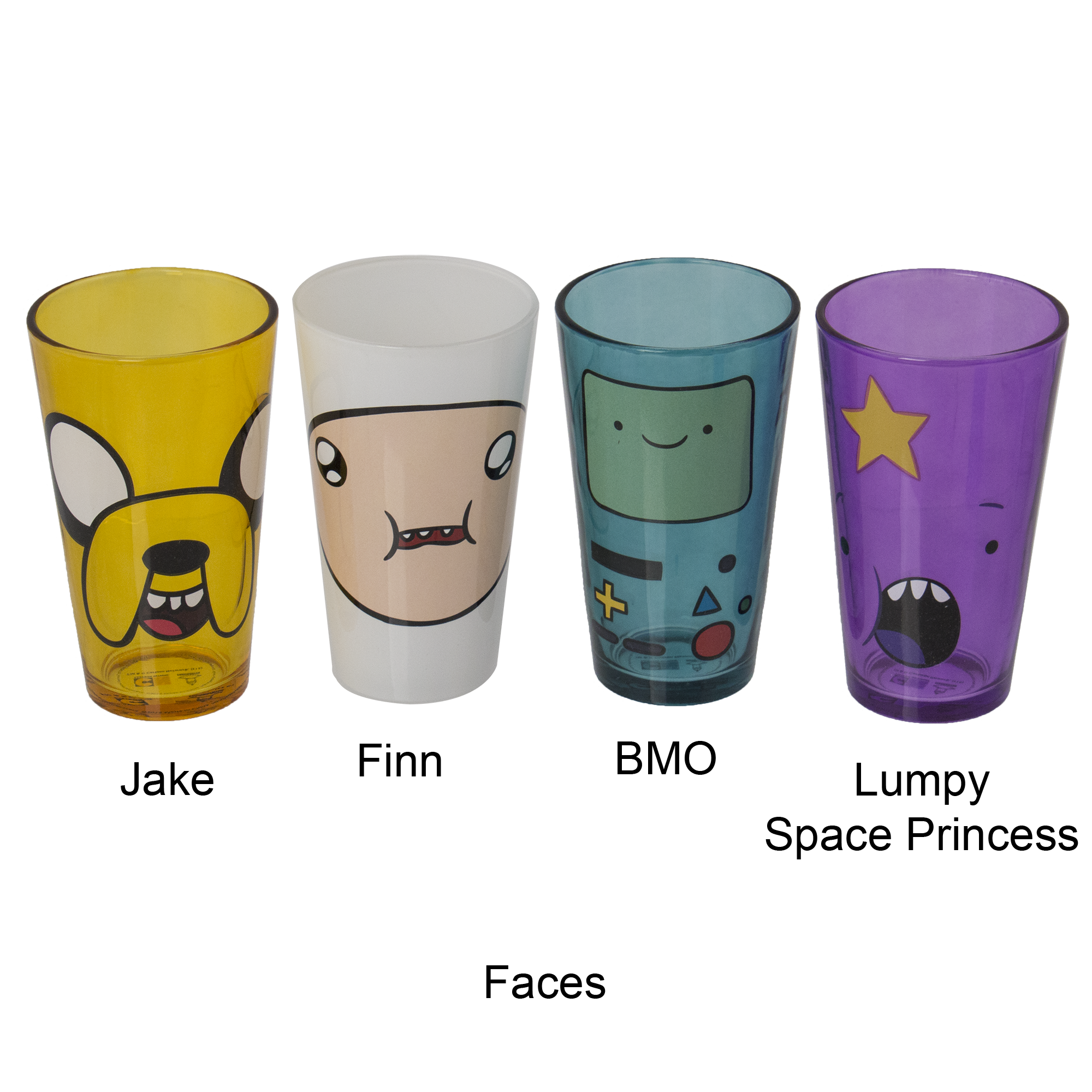 Meh Adventure Time Pint Glasses