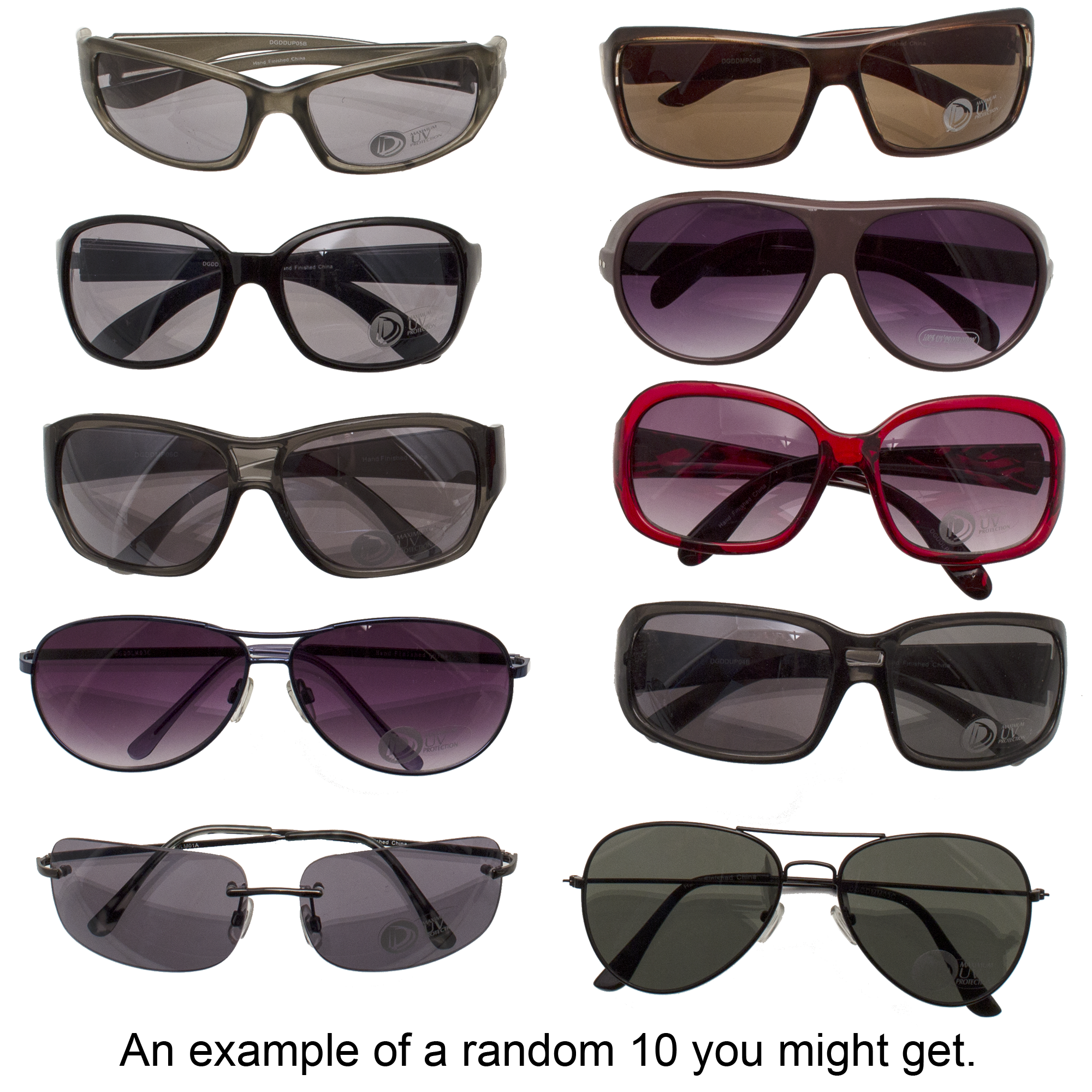 Meh: 10-Pack: Assorted UV-Protected Sunglasses