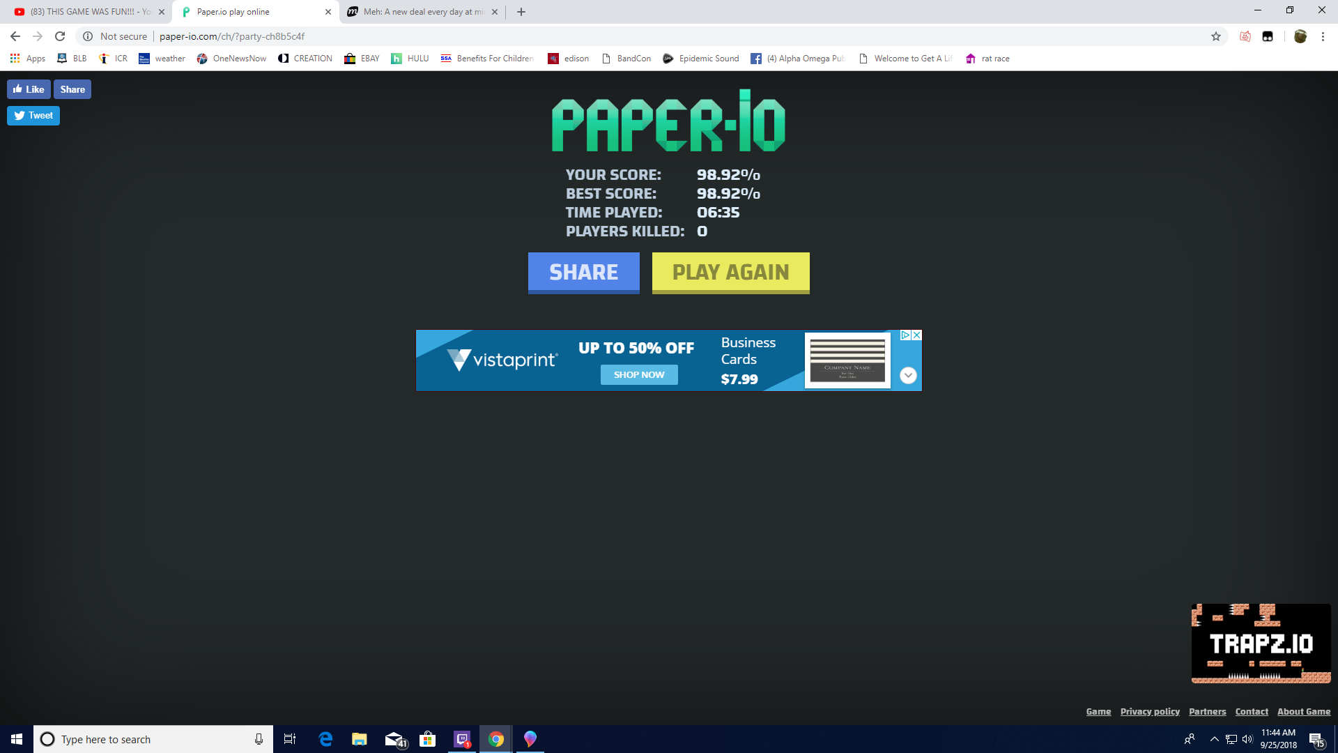 crowning achievement