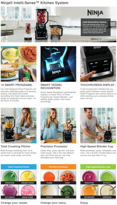 Ninja Intelli-Sense Smart Kitchen Blender System