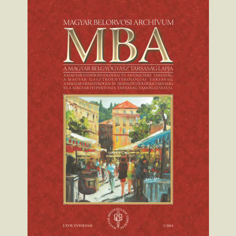 Magyar Belorvosi Archívum 2014/1. e-book