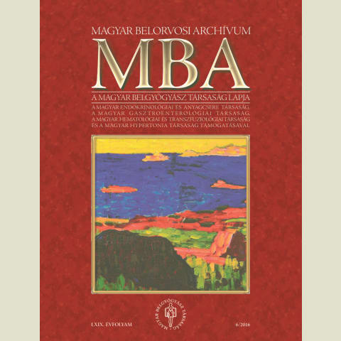 Magyar Belorvosi Archívum 2016/6. e-book