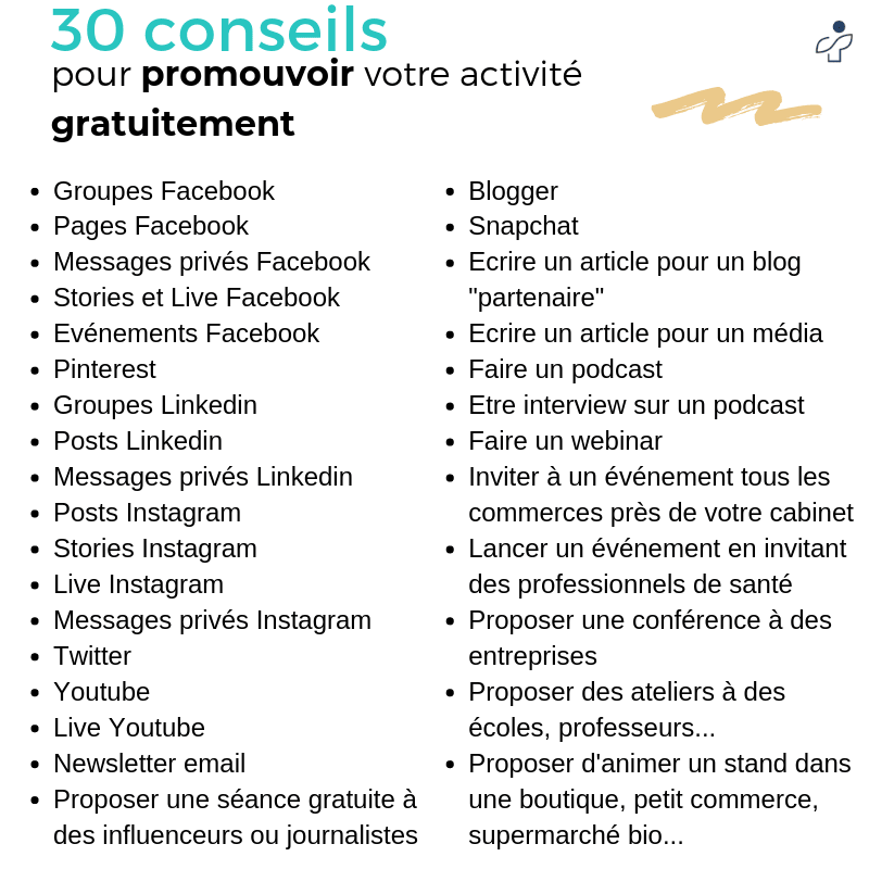 30 conseils et techniques pour promouvoir votre activité gratuitement