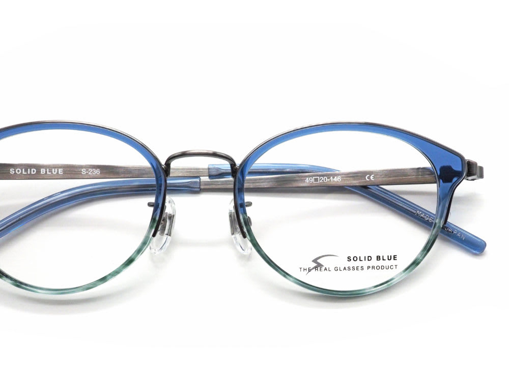 SOLID BLUE, S-236 col.4 眼鏡工房久保田
