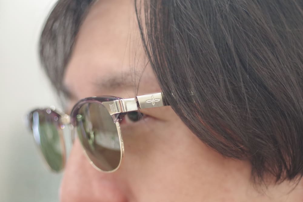 ファッショナブルな跳ね上げ NEEDLES × MATSUDA EYEWEAR, JAMES