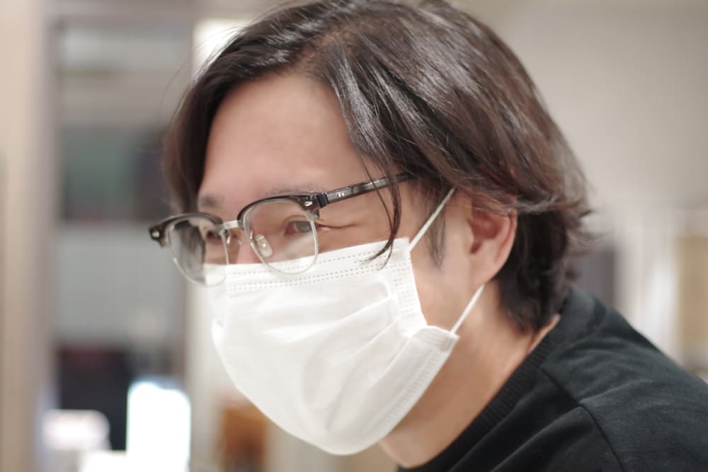 H-fusion エイチフュージョン HF-905 跳ね上げ眼鏡 日本製