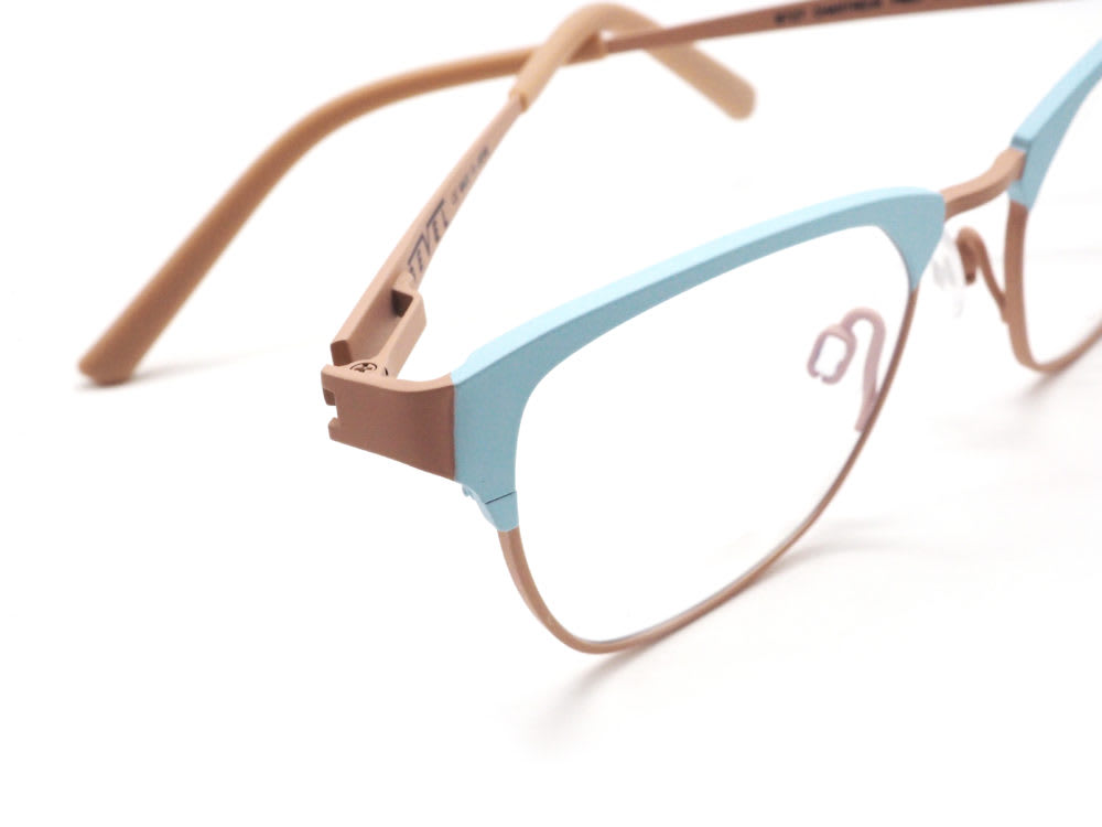 BEVEL, 8727 CHARTREUX col. POWDER BLUE/SANDSTONE 眼鏡工房久保田