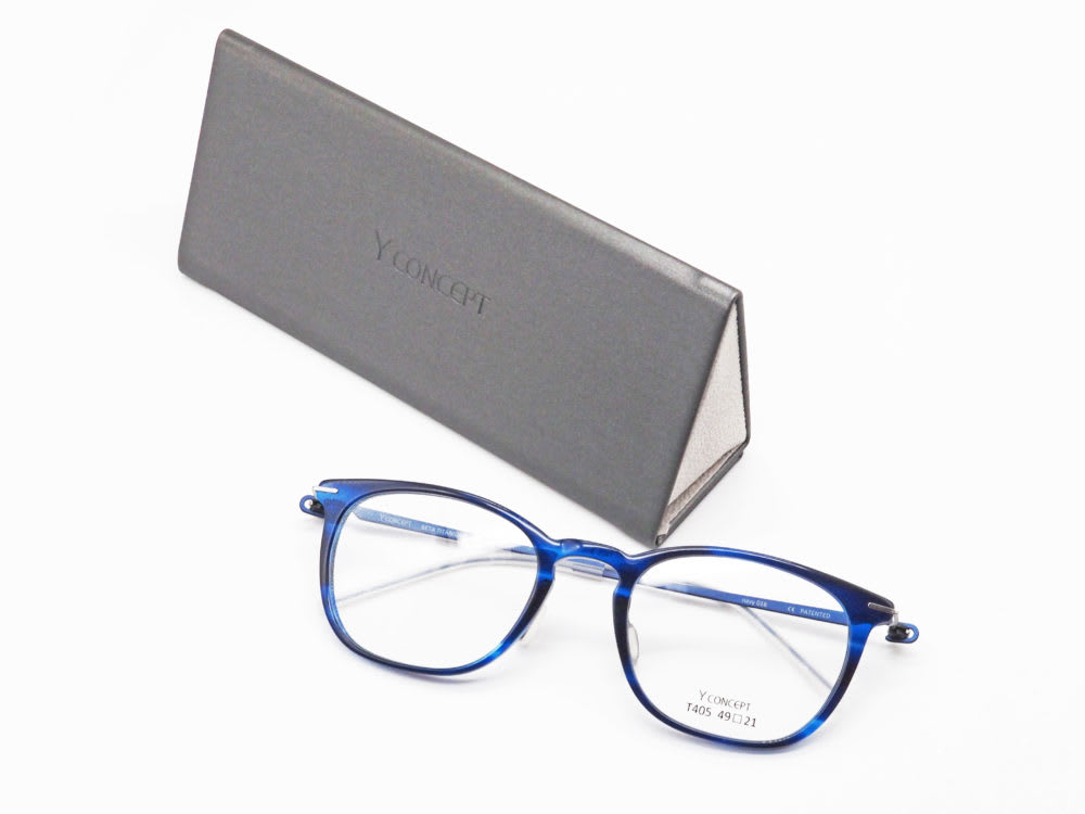 Y CONCEPT, T405 navy016 眼鏡工房久保田