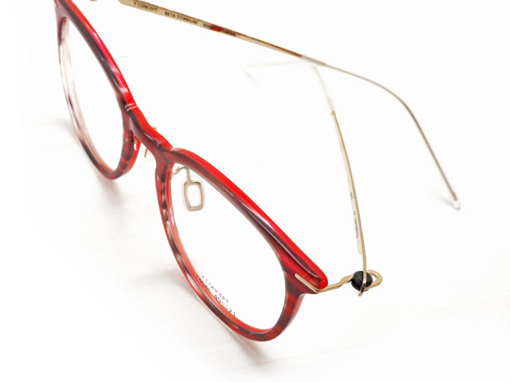 Y CONCEPT, T404L col.C-027 Red ink 眼鏡工房久保田
