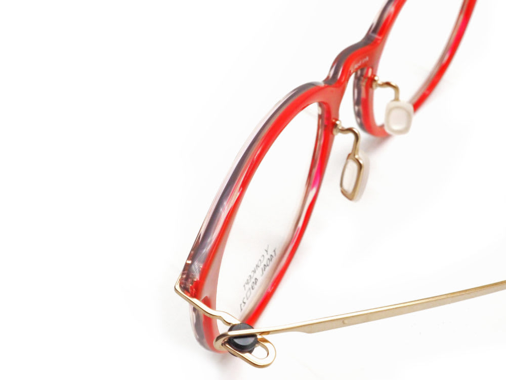 Y CONCEPT, T404L col.C-027 Red ink 眼鏡工房久保田