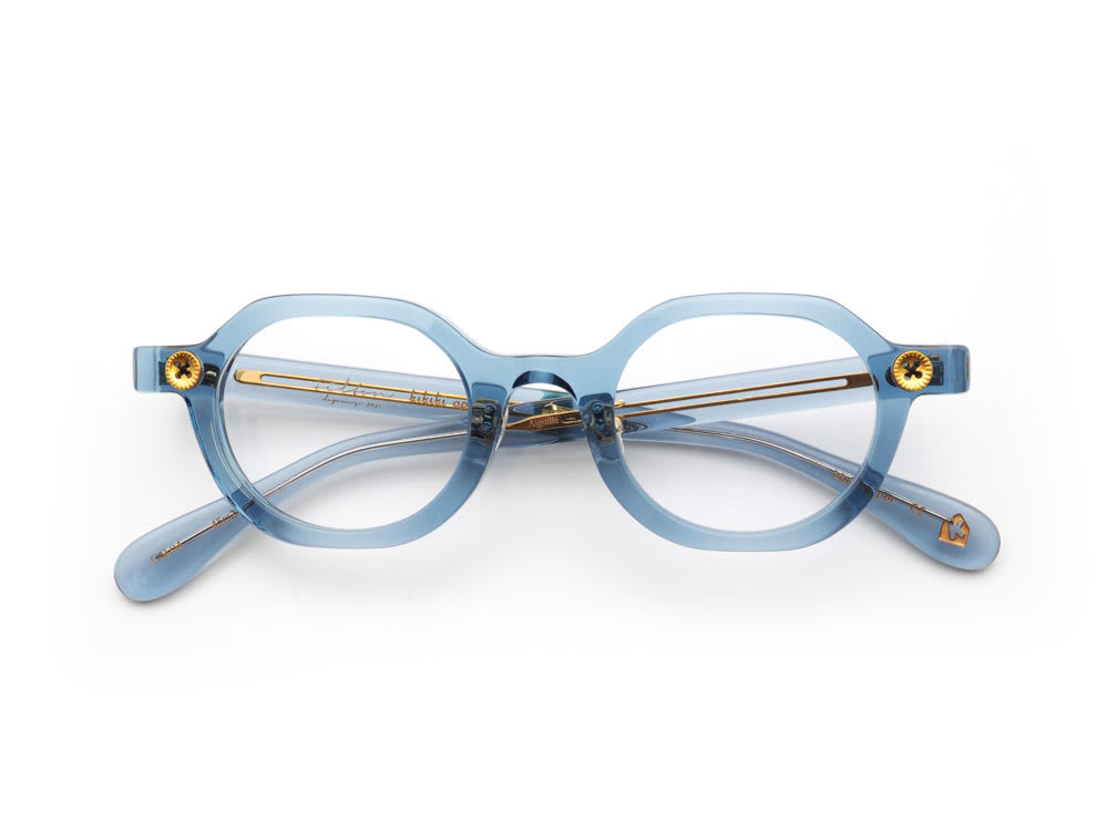 kikiki optique × Filton キキキオプティーク フィルトン コラボレーション眼鏡 KOP-F01 クリアブルー