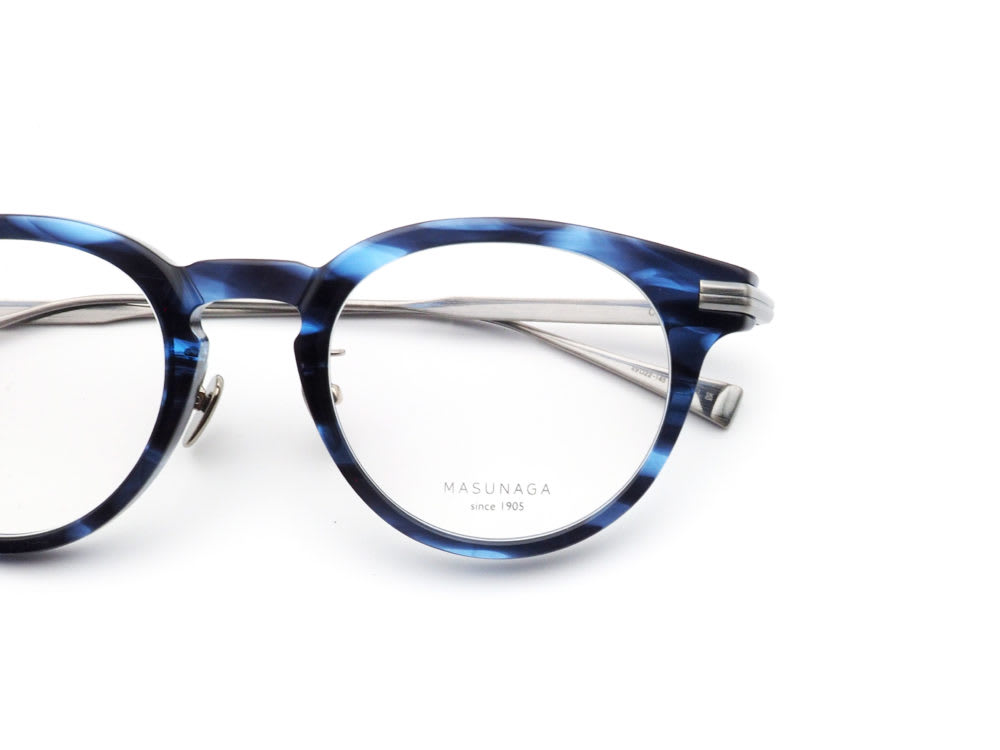 MASUNAGA since1905 CLEF col. #25 BLUE 日本製眼鏡フレーム