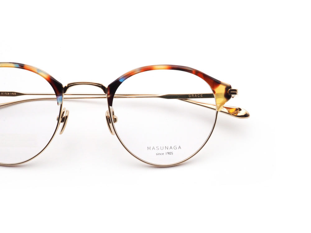MASUNAGA since 1905 GRACE col.#35 MOSAIC/GP 日本製眼鏡フレーム