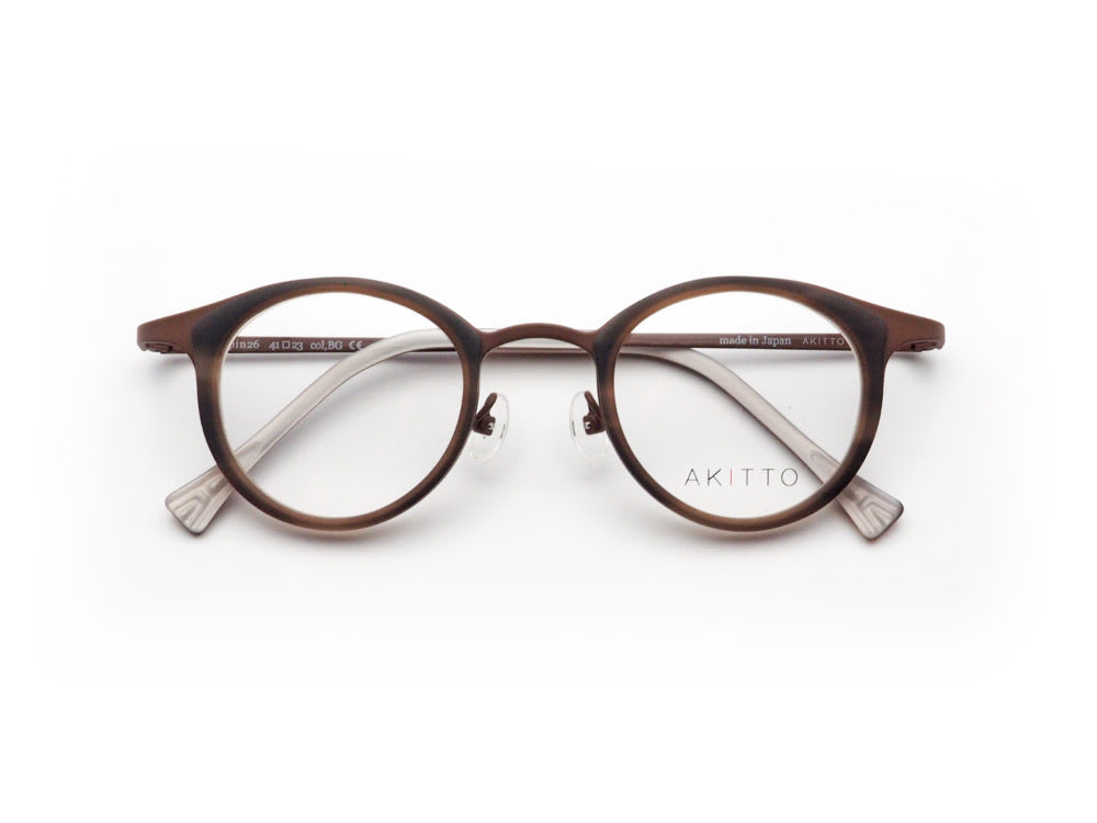 AKITTO ｱｷｯﾄ pin26 col.BG 日本製眼鏡フレーム