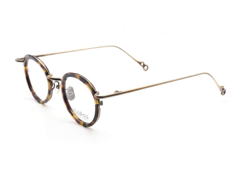 VioRou Nao col. 499 Classic demi/Antique gold 日本製眼鏡フレーム