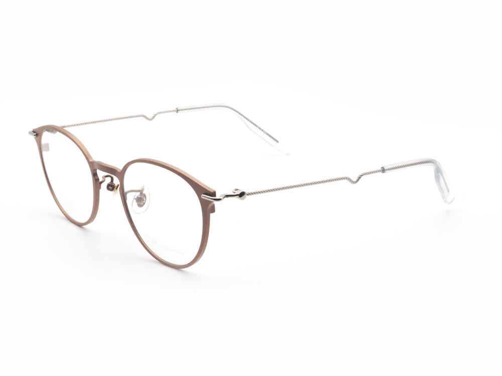 STIR from Seacret Remedy ST-002 col.07 ブラウンマット/グレー 日本製眼鏡フレーム