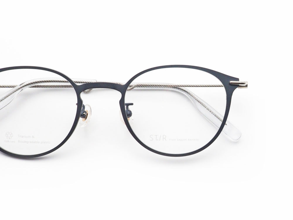 STIR from Seacret Remedy ST-002 col.08 ネイビーマット/グレー 日本製眼鏡フレーム
