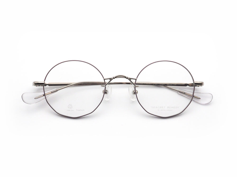 Seacret Remedy シークレットレメディ S-081 Mary col.03 カシスブラウン/ライトグレー 日本製眼鏡フレーム