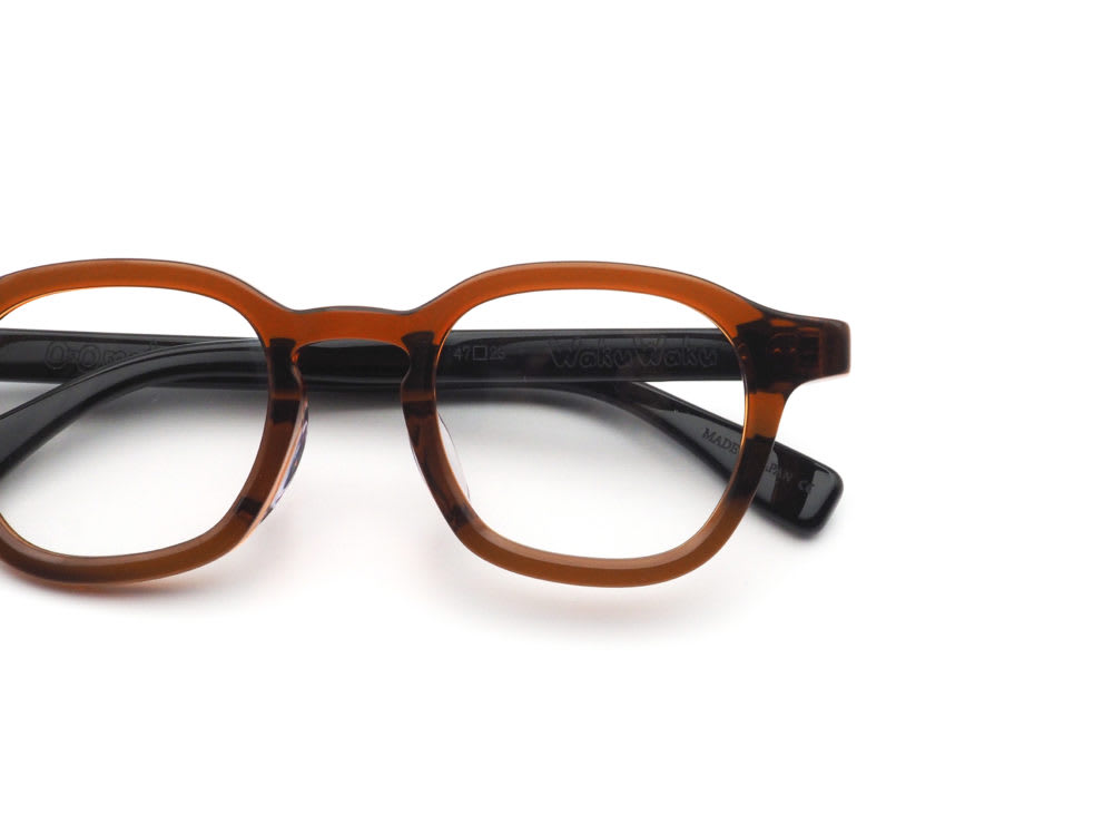 OnOmatopee sunglasses WakuWaku col.Brown-BK