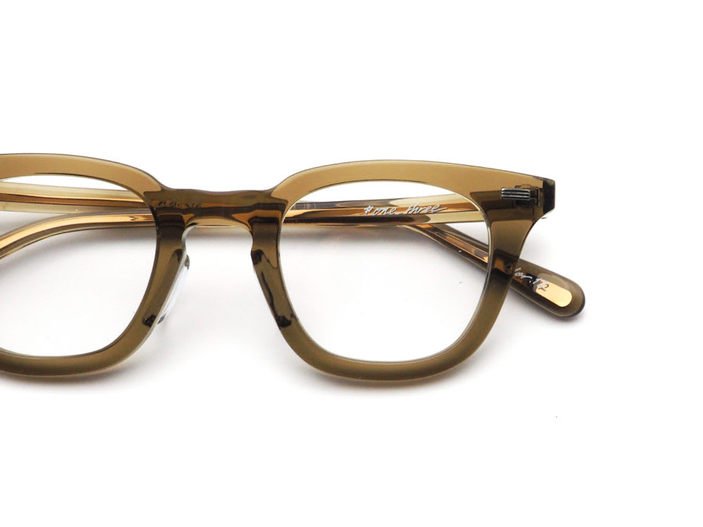 One/Three Compound frame ワンスリーコンパウンドフレーム ca-13 日本製アセテート眼鏡フレームの写真