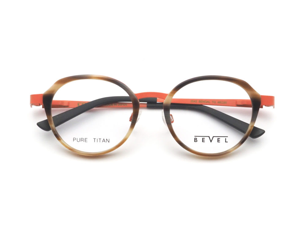 BEVEL ベベル 2542 BENGAL col.TG 日本製眼鏡フレーム