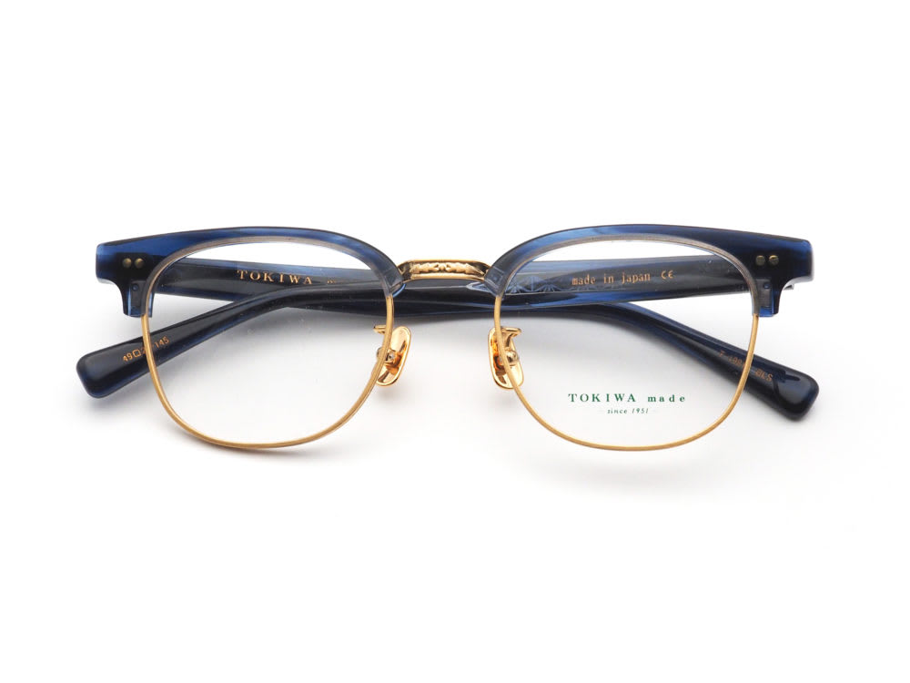 TOKIWA made T-1981 col.BLS 日本製眼鏡フレーム