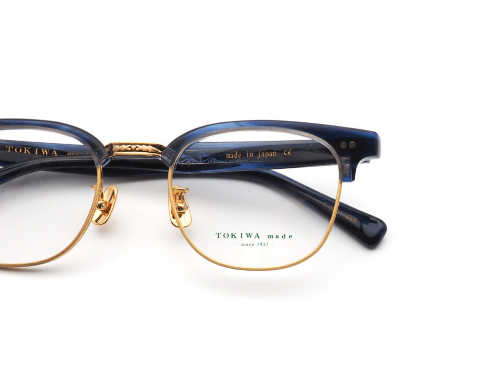 TOKIWA made T-1981 col.BLS 日本製眼鏡フレーム