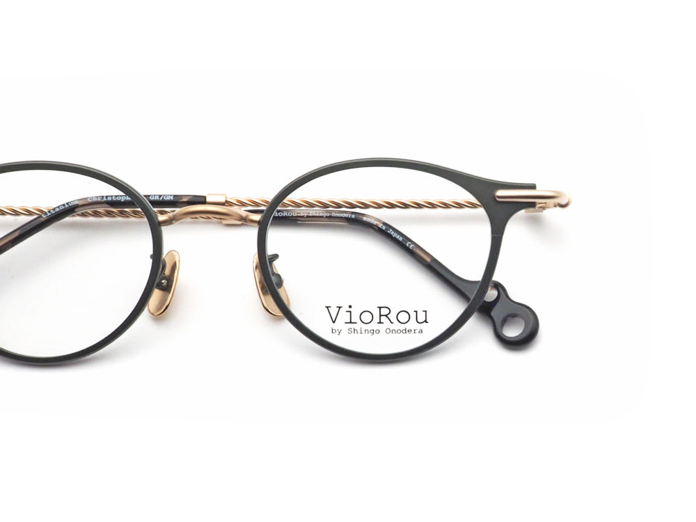 VioRou ヴィオルー Christopher 日本製眼鏡フレーム 強度近視向け