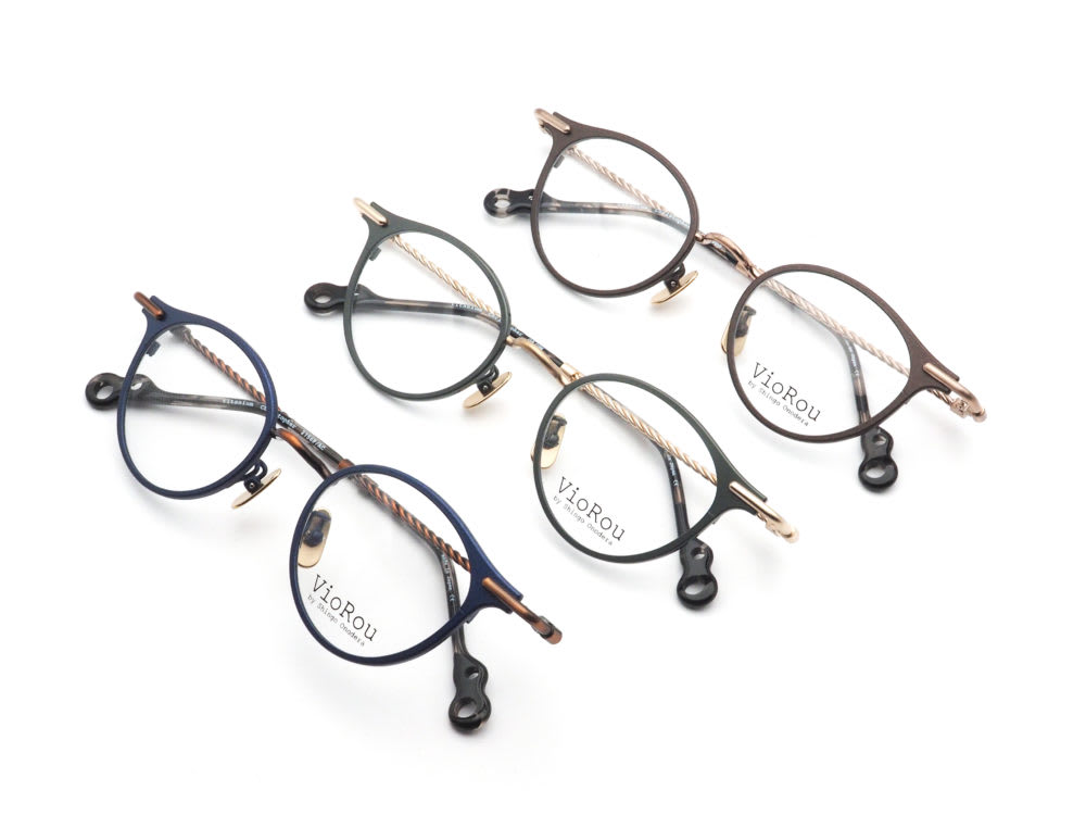 VioRou ヴィオルー Christopher 日本製眼鏡フレーム 強度近視向け