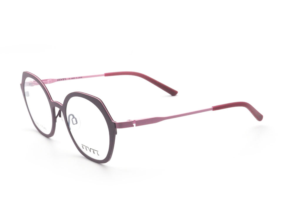 BEVEL ベベル 6557 Flat White col. LEPP 日本製眼鏡フレーム