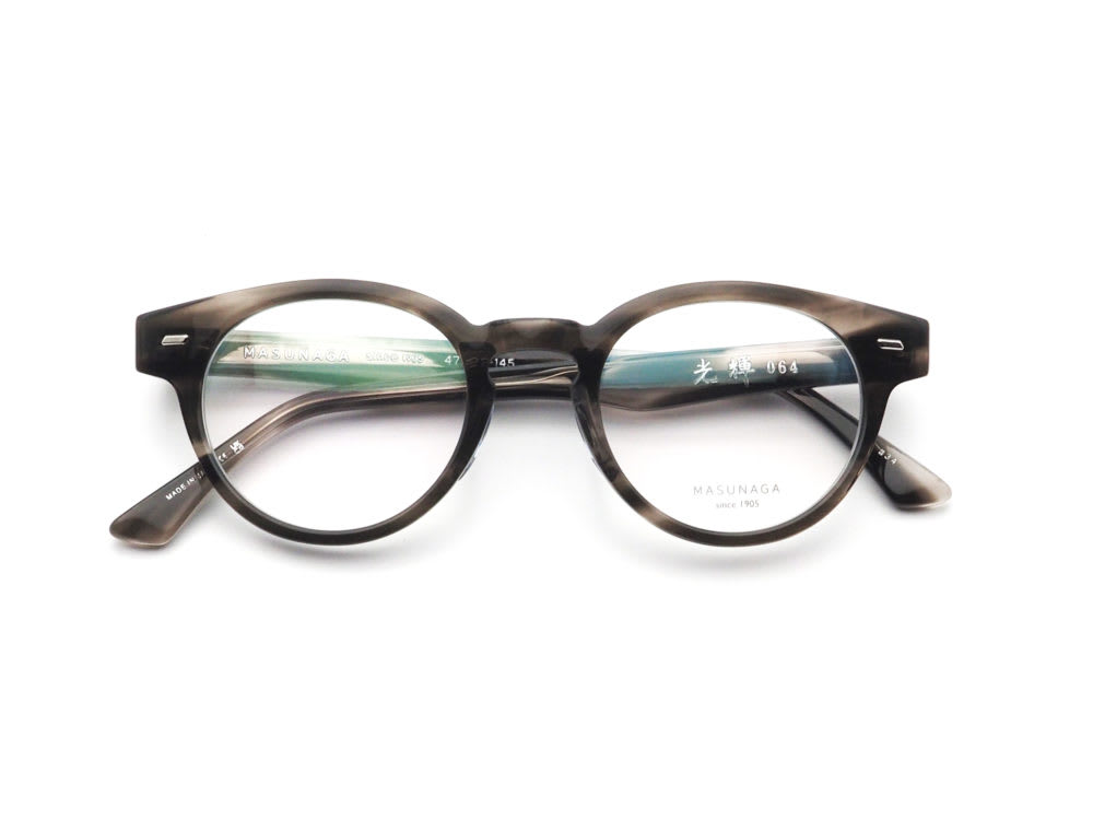 MASUNAGA since1905 光輝 064 col. #34 GRY 日本製眼鏡フレーム