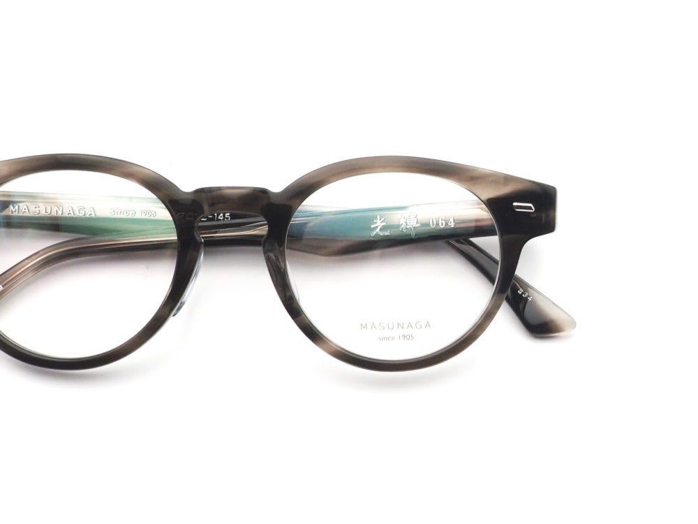 MASUNAGA since1905 光輝 064 col. #34 GRY 日本製眼鏡フレーム