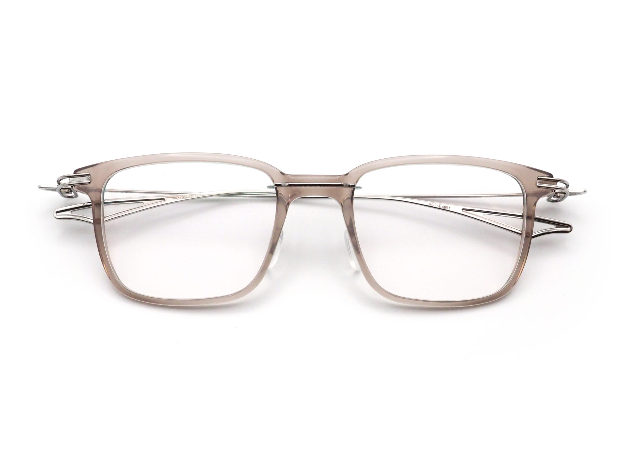 Kazuo Kawasaki ACT ACT-Eight col.C1 LGRY Crystal 日本製眼鏡フレーム