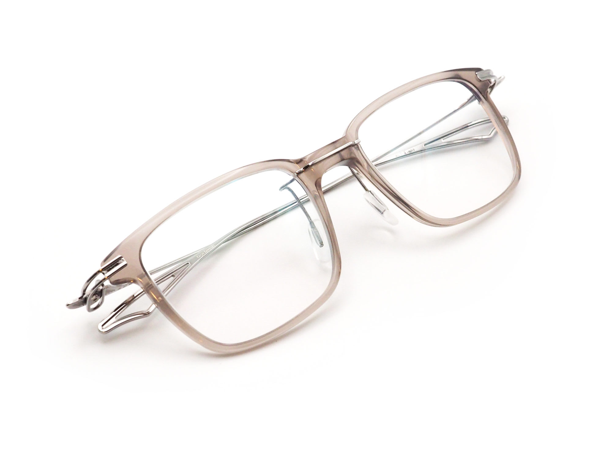 Kazuo Kawasaki ACT ACT-Eight col.#C1 LGRY Crystal 日本製眼鏡フレーム