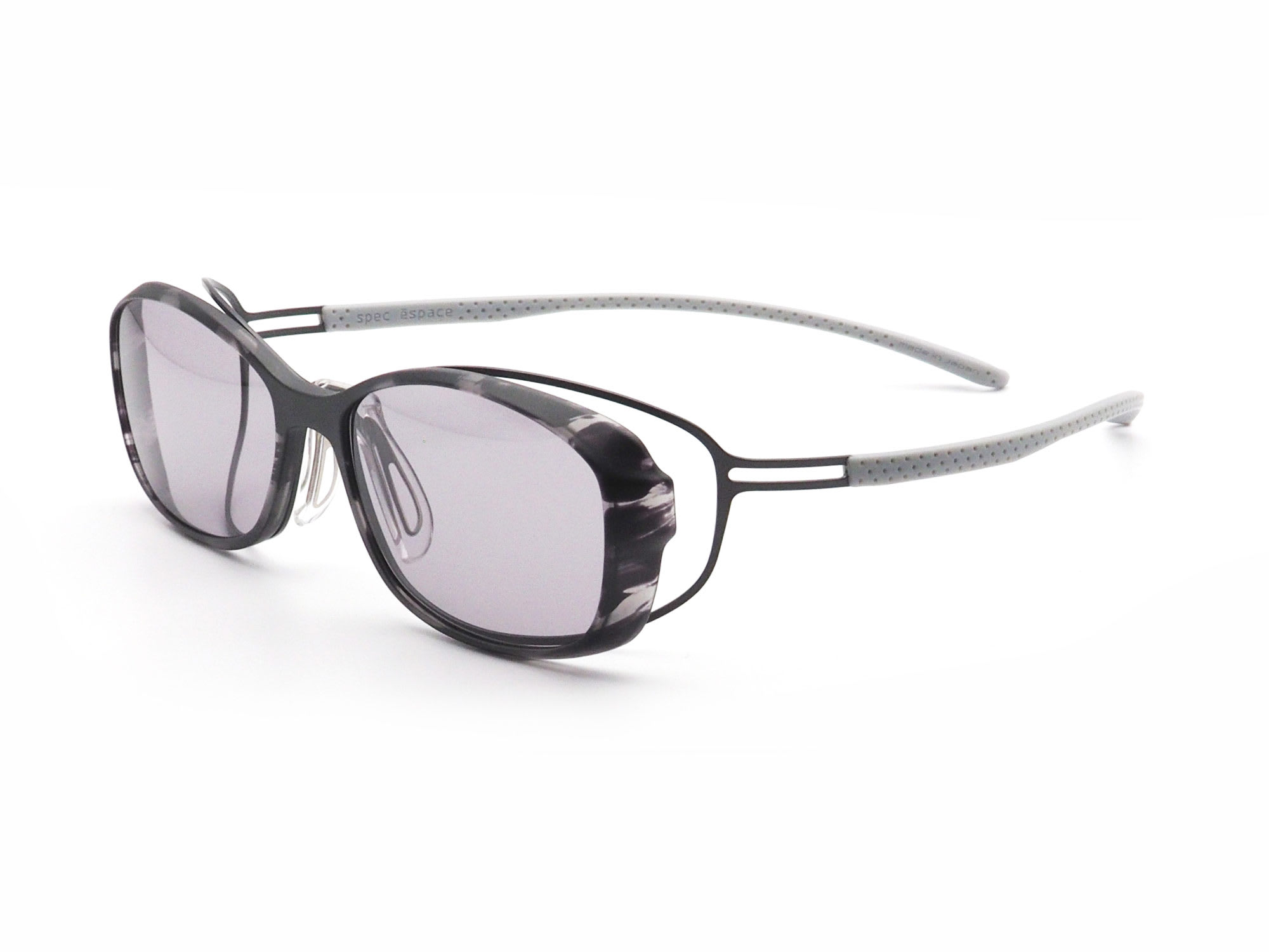 spec espace スペックエスパス ES-2392 col.02 gray sasa / white gray 日本製眼鏡フレーム