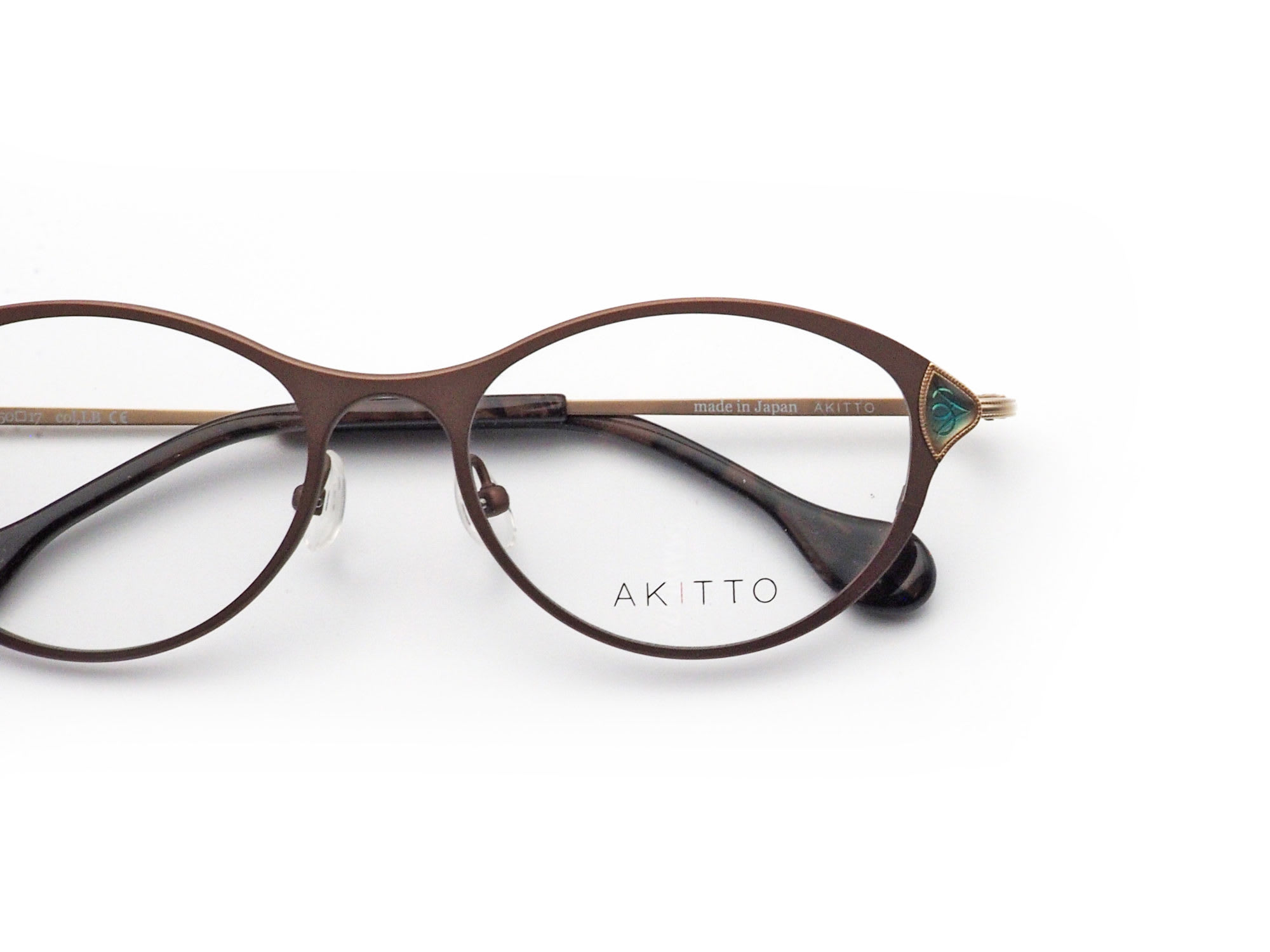 AKITTO アキット fey col.LB 日本製眼鏡フレーム
